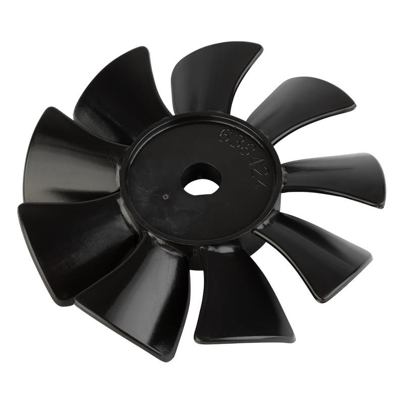 Ventilador preto Thomas 2650 e 2660 - veio de 1/2" 638424