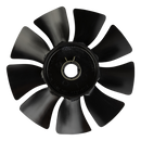 Ventilador preto Thomas 2650 e 2660 - veio de 1/2" 638424