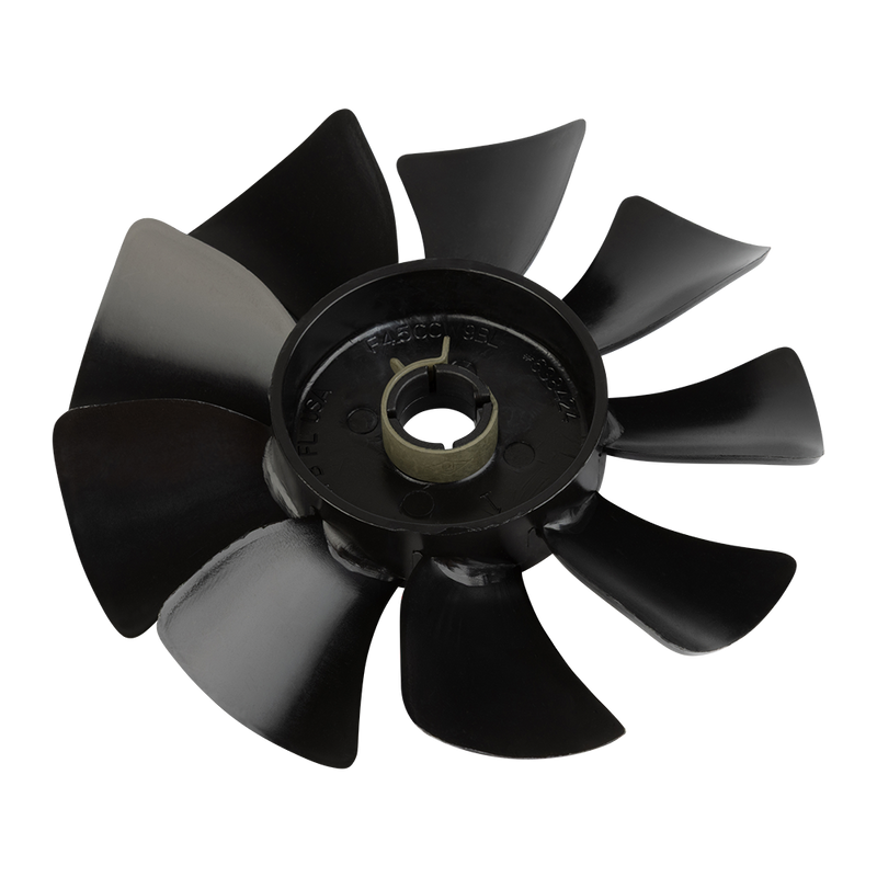 Ventilador preto Thomas 2650 e 2660 - veio de 1/2" 638424